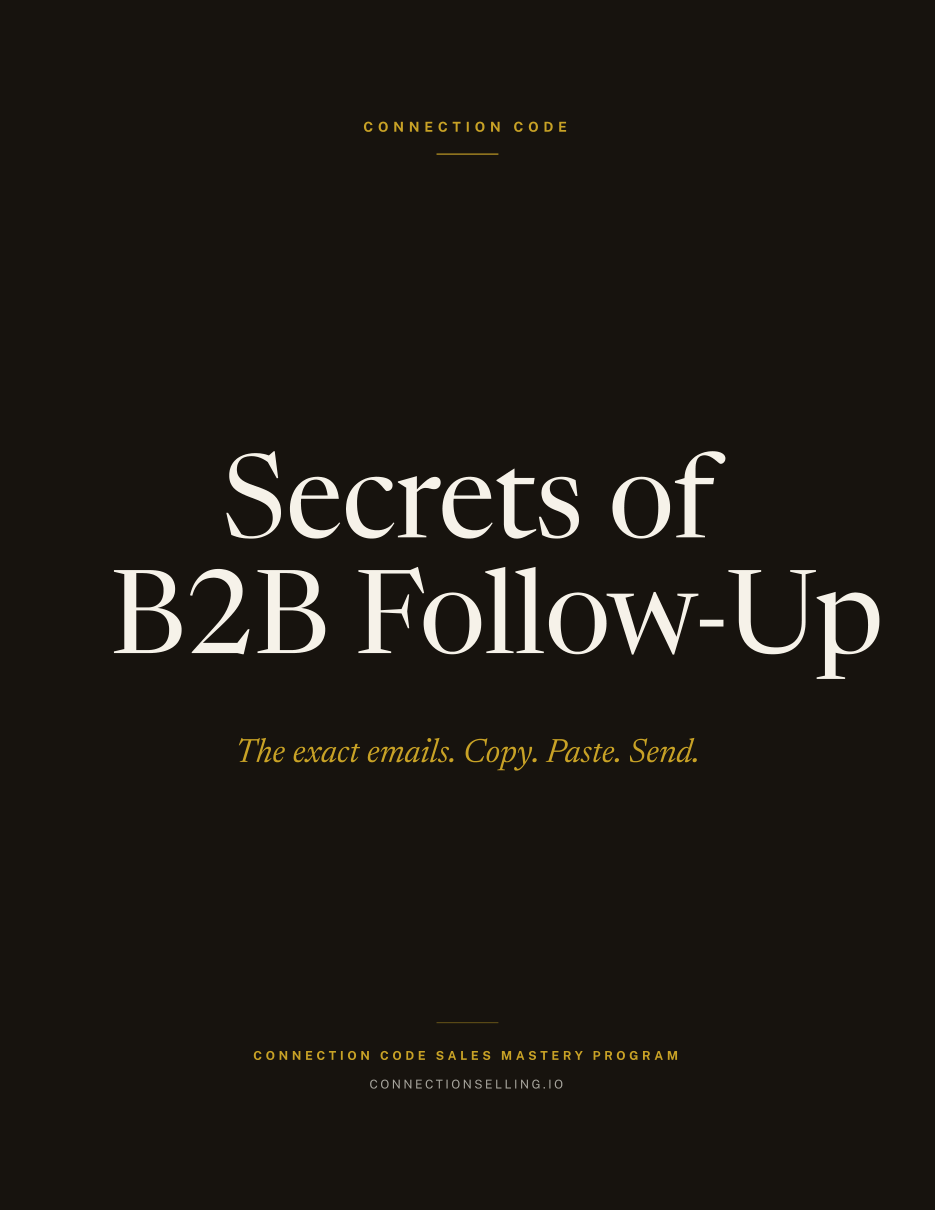 Secrets of B2B Follow-Up guide cover
